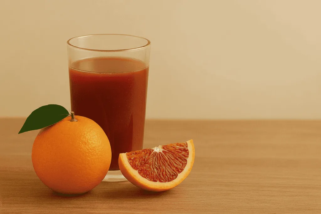 Jus d'Orange Sanguine Rouge